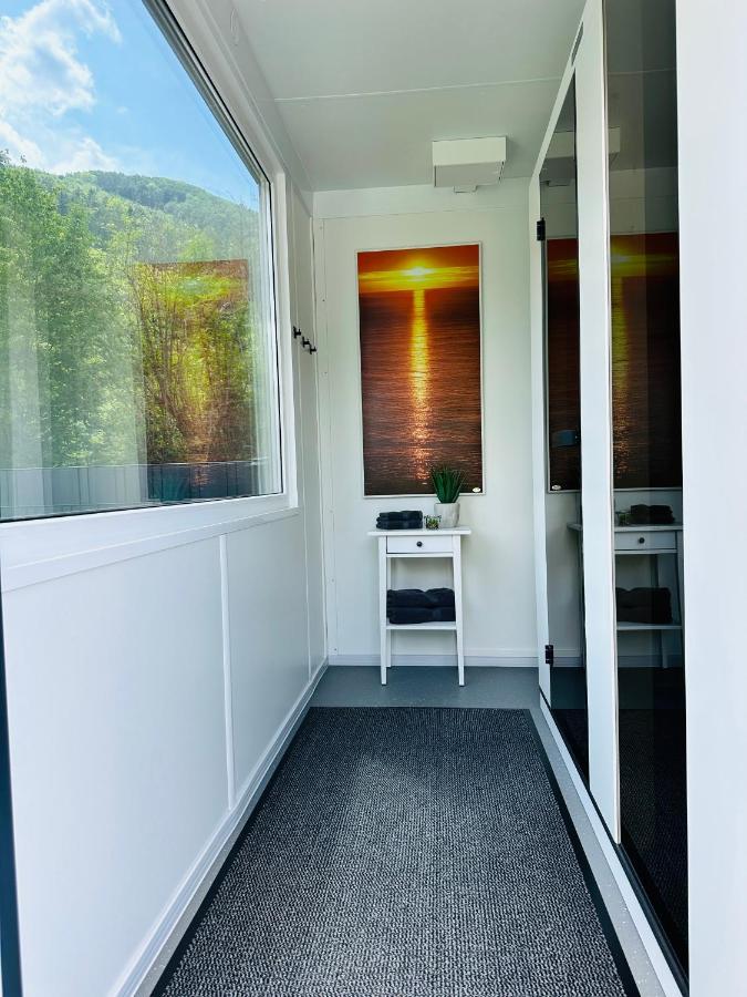 Voralpen Lodge - Ferienhaus Mit Gym & Wellnessbereich Traisen Exteriör bild
